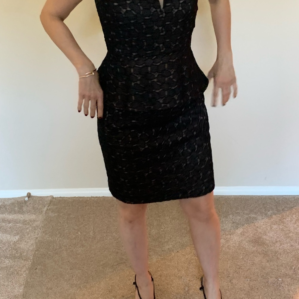 DVF black dress size 4